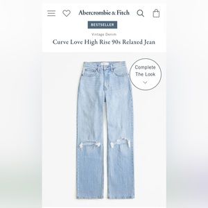 Curve Love High Rise 90s Relaxed Jean